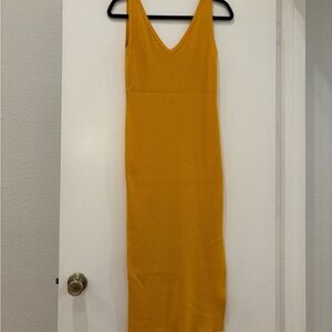 House of Harlow 1960 Bodycon knit ribbed Midi maxi sleeveless Dress